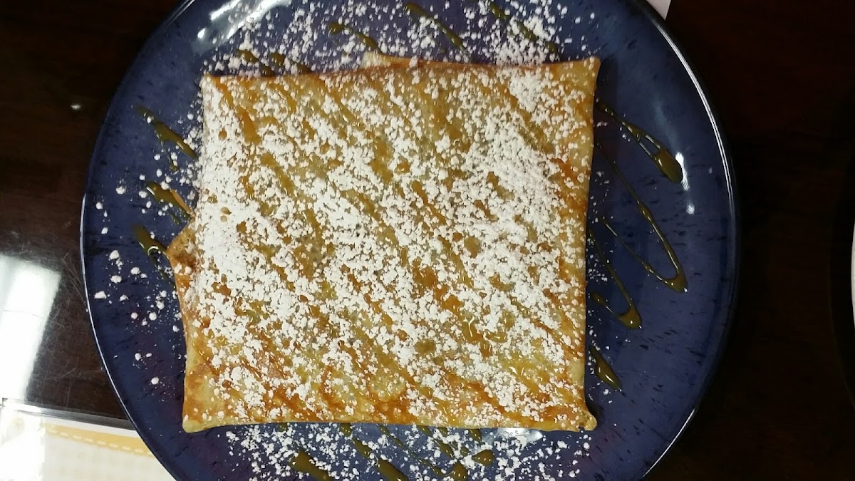 gluten free apple crepe