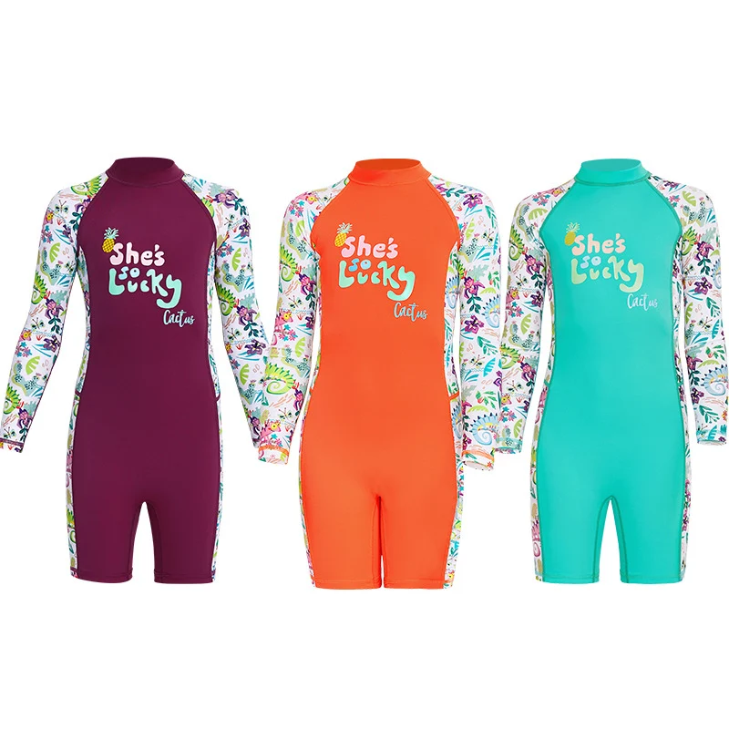 Title 6, Kinderbadpak meisjes baby eendelig lang Zonnebe...