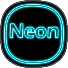 Neon icon pack ligth Blue on Windows PC Download Free - 10icon pack ...