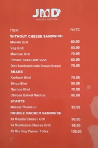 JMD Bakers And Fast Food menu 4