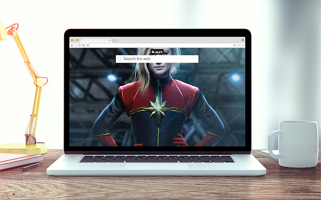 Captain Marvel Wallpapers New Tab Theme