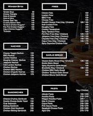 The London Shakes menu 1