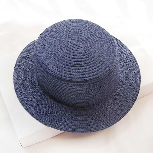Title 15, Flat Top Hat Foldable Simple Beach Korean Versi...