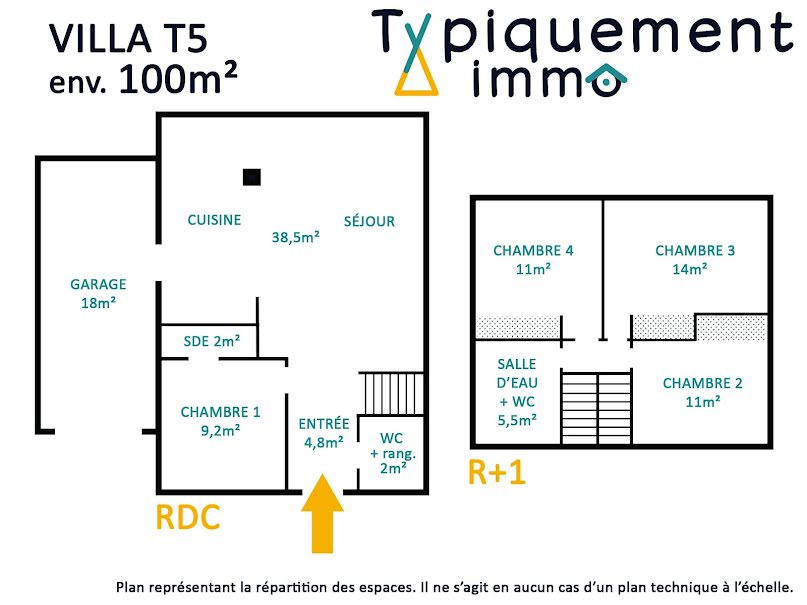 Vente maison 5 pièces 100 m² à Colomiers (31770), 365 000 €