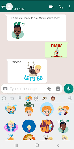 Screenshot Disney Stickers: Frozen 2