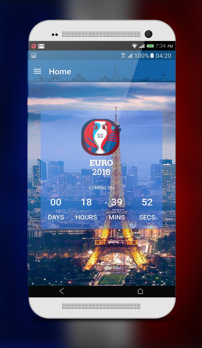 Android application Europa League : EURO 2016 screenshort