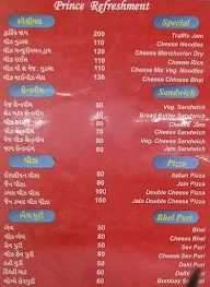 Prince Refreshment Bhaji Pav menu 5