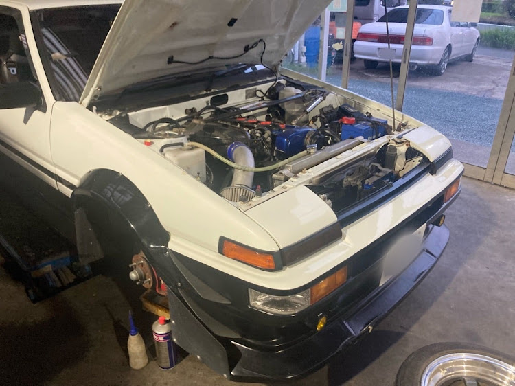 スプリンタートレノのハチロク・車検・北海道ツアーに関するカスタム事例の投稿画像1枚目
