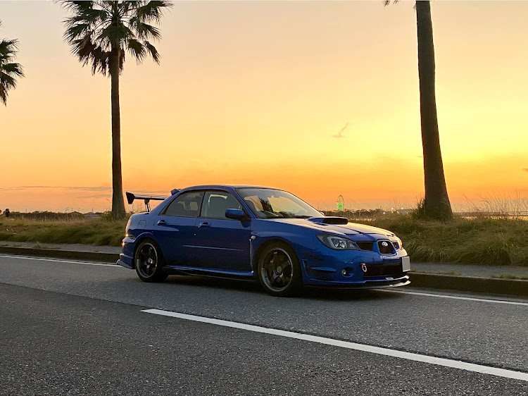 インプレッサ WRX STIの9月にエントリーします・千葉フォルニア・2021ベストショット・夕焼けに関するカスタム事例の投稿画像1枚目