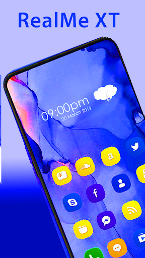 Theme for Realme XT Wallpaper/Launcher Realme XT