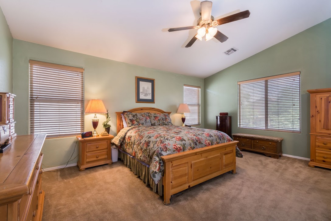 view of master bedroom