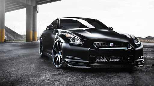Black Nissan GTR Wallpaper