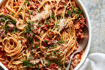 Mushroom Chicken Parmesan Pasta