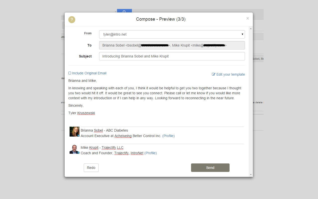 IntroNet for Gmail Preview image 4