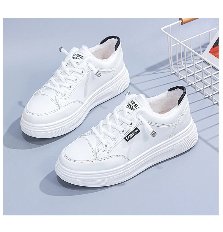 Title 4, Scarpe da ginnastica con plateau in velluto Stu...