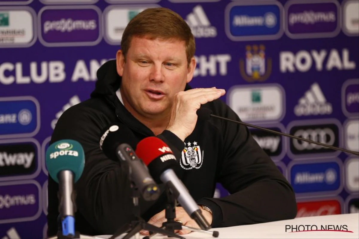 Hein Vanhaezebrouck fait le point sur l'infirmerie et donne une bonne nouvelle