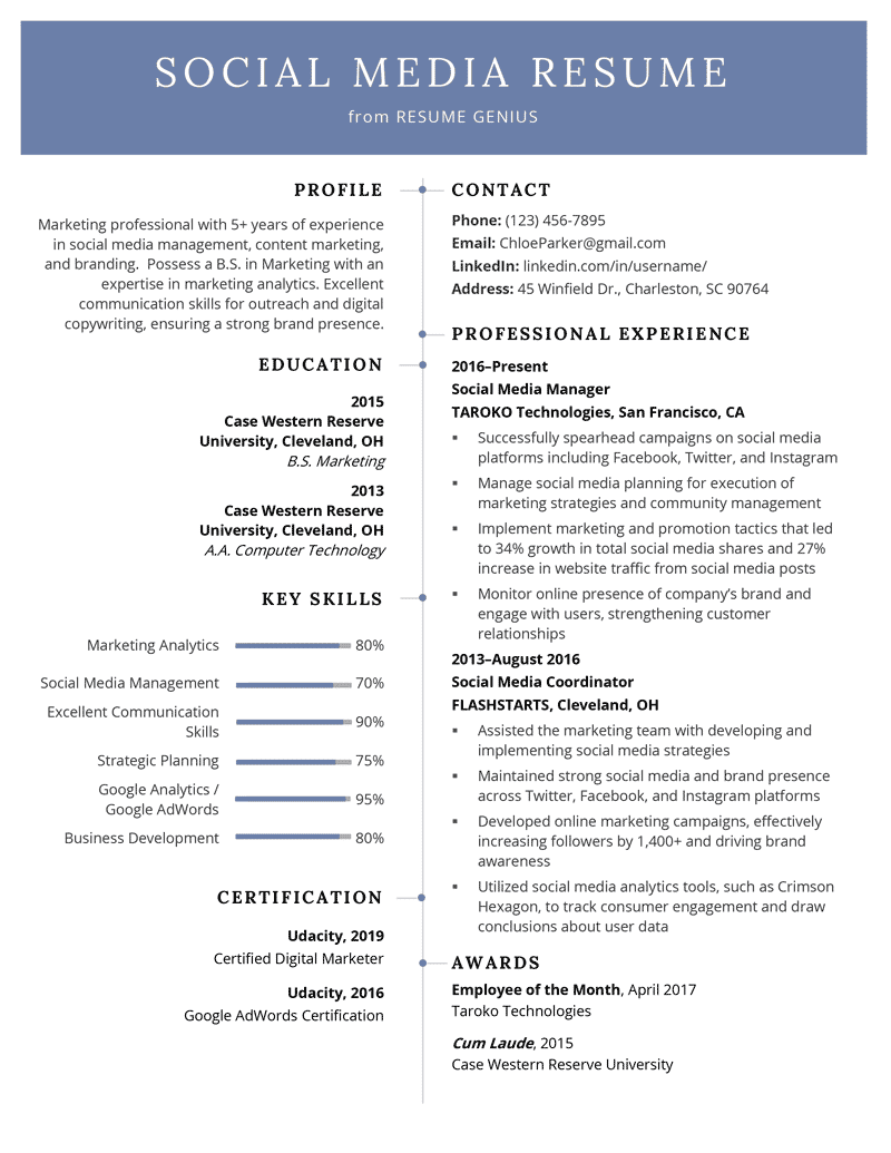 resume examples for high school seniors