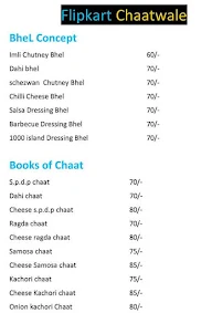 Flipkart Chaatwale menu 1