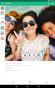 Dumpster: Recover My Deleted Picture & Video Files Screenshot