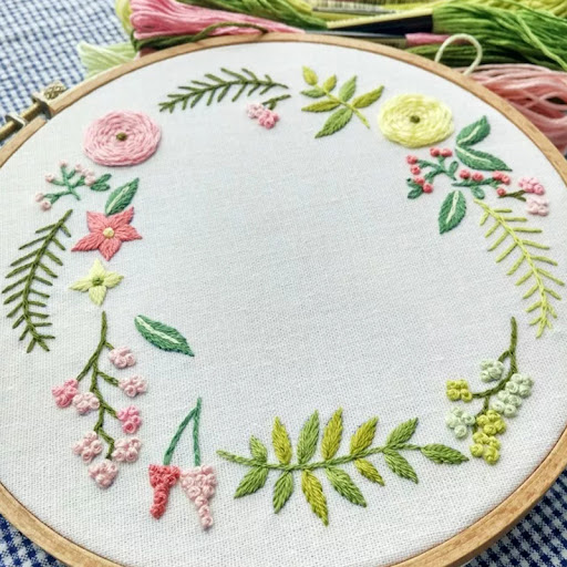 Title 23, Embroidery Novice Primary Ribbon Embroidery Sim...