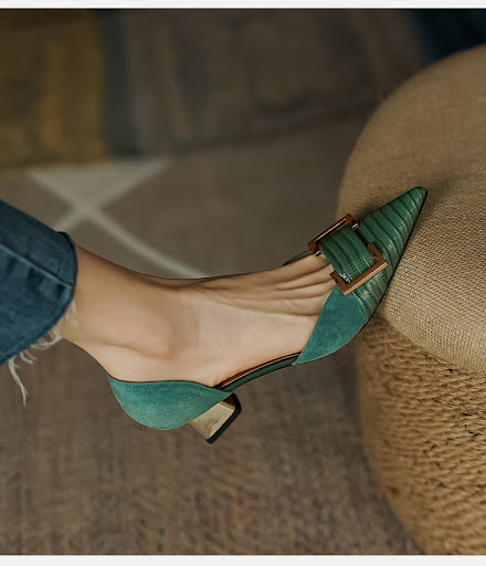 Title 11, Womens lizard pattern pointed-toe high heels w...
