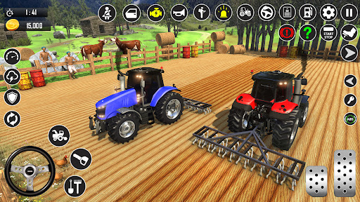 Screenshot Farming Tractor Village Games