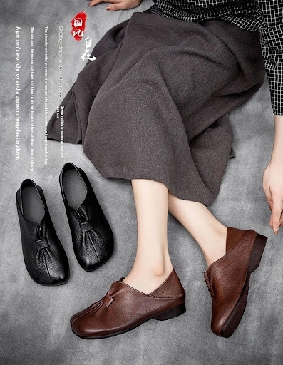 Title 4, Womens Soft Soled Comfortable Flat Bottomed Le...
