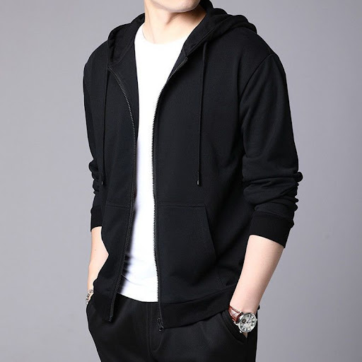 Title 1, Mens Fleece-Lined Thickened Hooded Sweatshirt,...