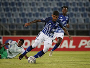 Keagan Buchanan of Maritzburg United during the DStv Premiership match between Maritzburg United and Bloemfontein Celtic at Harry Gwala Stadium on January 02, 2021 in Pietermaritzburg, South Africa.