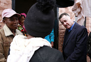 Former DA leader Tony Leon was on the campaign trail in Eldorado Park, south of Johannesburg, on April 23 2019. 