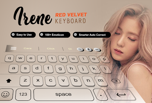 Irene Red Velvet Keyboard Theme