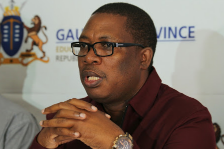 Gauteng education MEC Panyaza Lesufi will visit the principal's family on Monday. File photo.