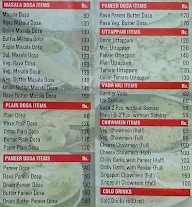 New Durga Dosa Corner menu 1