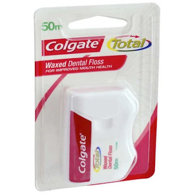 COLGATE WAXED DENTAL FLOSS 50M 1PC / DEFAULT