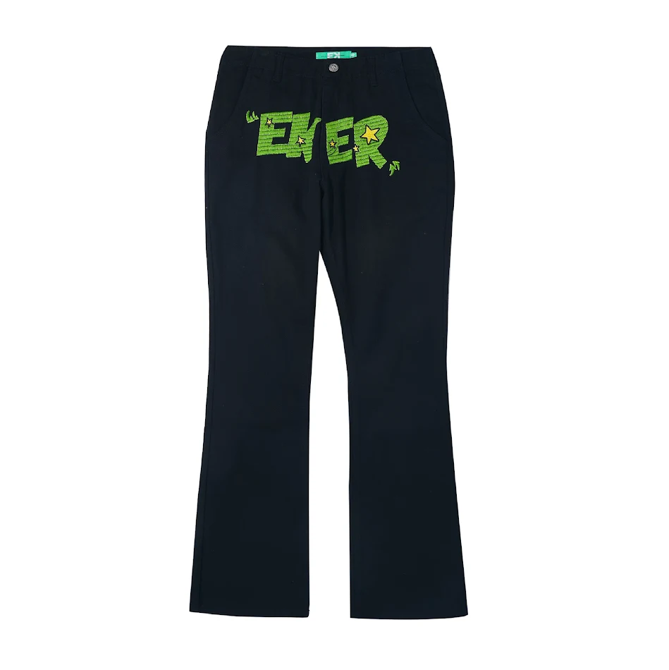 Bestickte & Bedruckte National Tide Loose Casual All-Match Hose, bequeme Passform für jeden Anlass, ideal für einen lässigen, trendigen Look.