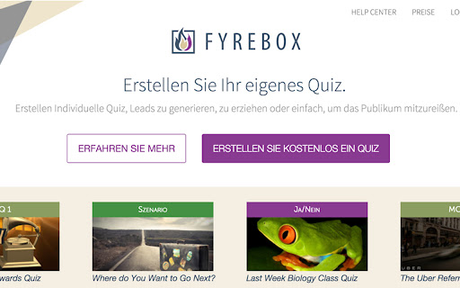 Fyrebox - Erstellen Sie Quiz