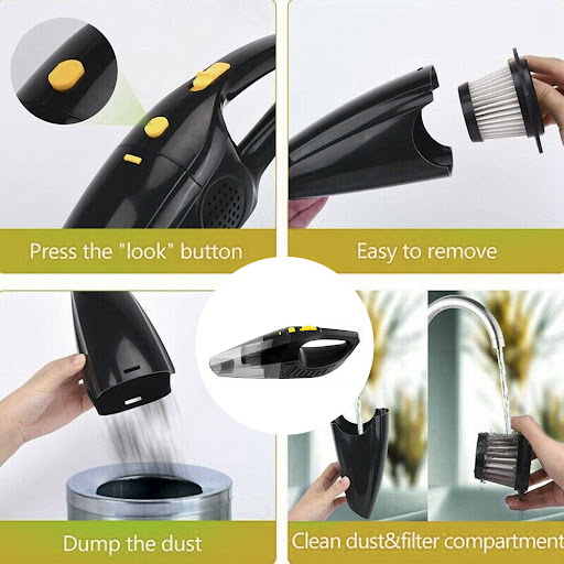 Title 2, New USB Wet and Dry Vacuum Cleaner Car Cordless...
