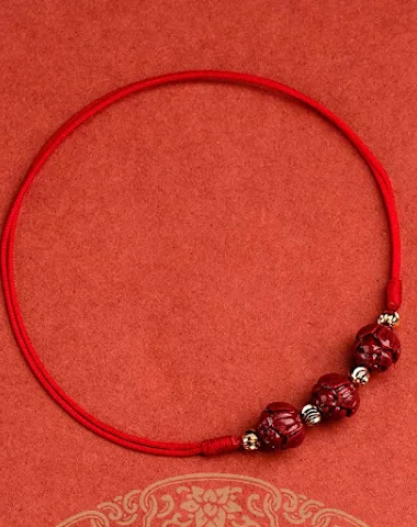 Pulsera Amuleto Cinnabar Natural Te - 0