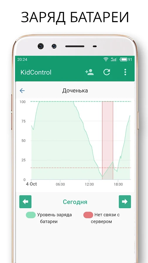   Cемейный GPS трекер KidControl – скриншот 