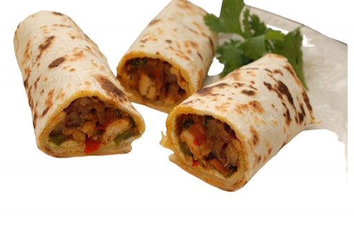 Chicken Keema Cheese Roll 1+ Chicken Cheese Roll 1+ Chicken Kabab Roll