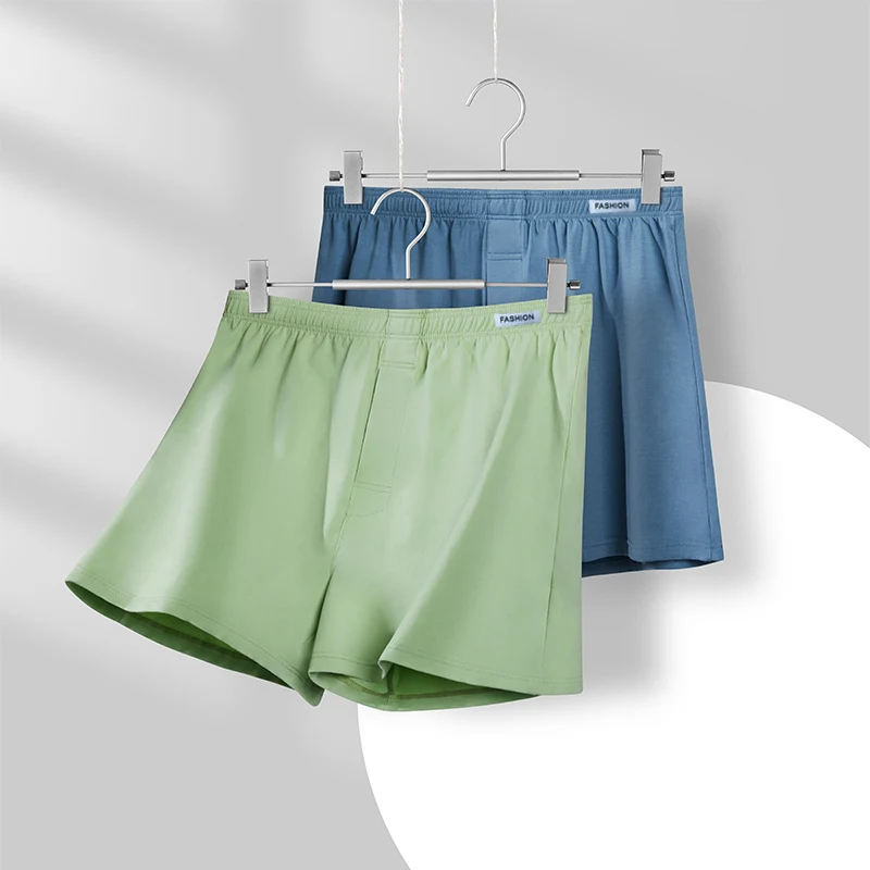 Pantaloni pigiama da uomo boxer, taglia grande, intimo largo e traspirante per un comfort totale e notti serene.