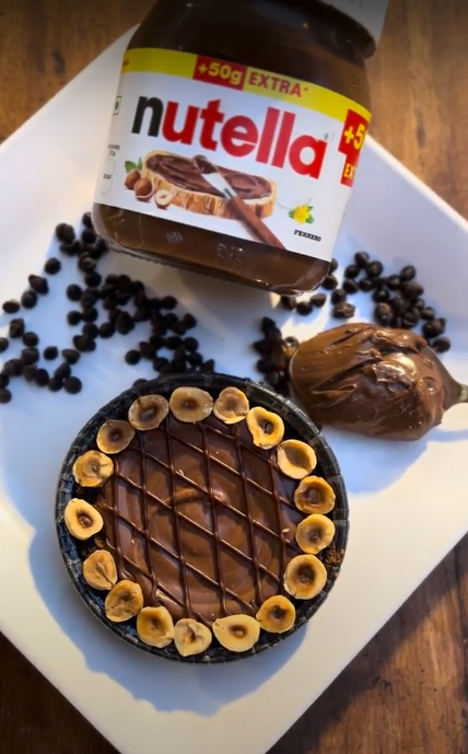 Nutella Hazelnut Tart