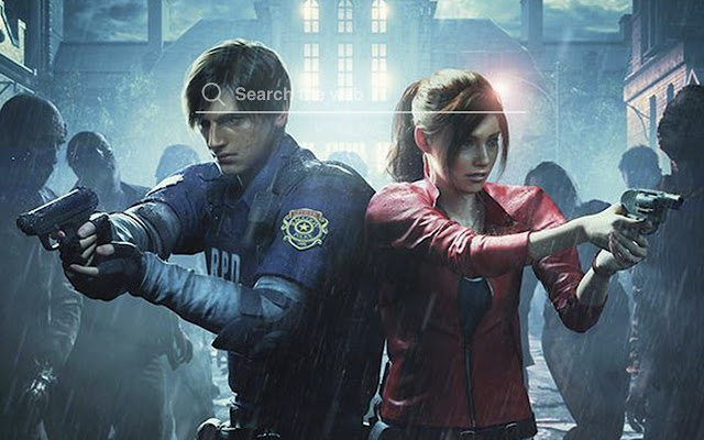 Resident Evil 2 Wallpaper Tab Theme