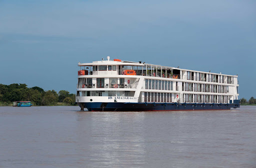 AmaDara-on-Mekong-River - Launched in 2015, AmaWaterways' AmaDara takes up to 124 passengers on voyages up the Mekong River. 