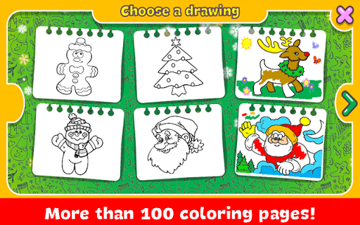 Screenshot Christmas Coloring Book