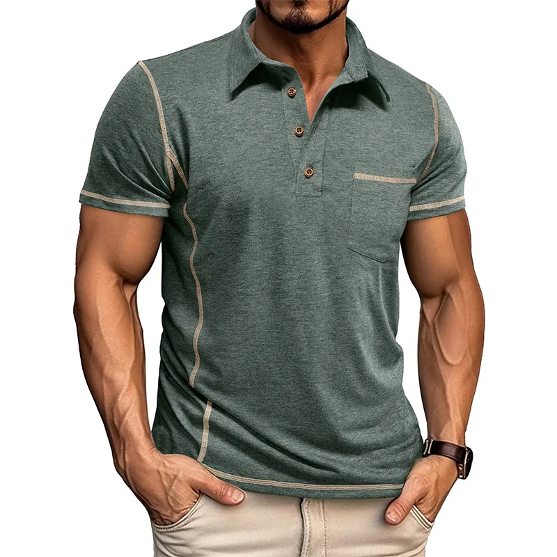 Camiseta personalizada de solapa de manga corta Crea tu propia camiseta única y a medida para expresar tu estilo personal con facilidad.