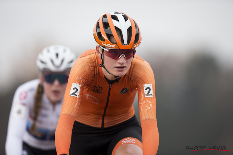 Leonie Bentveld haalt het van dochter van Servais Knaven bij dames junioren in Herentals