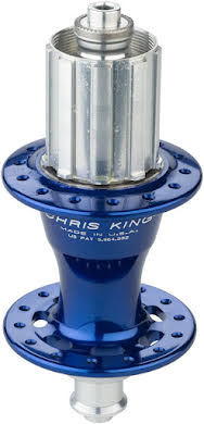 Chris King R45 Rear Hub - 130mm, Rim Brake, HG 11 Road, Navy, 28H alternate image 0