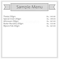 Amirtham Vegetarian Restaurant menu 8