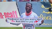 Comrades runner Joseph Kagiso Ndlovu proposed to his girlfriend during the marathon last year.